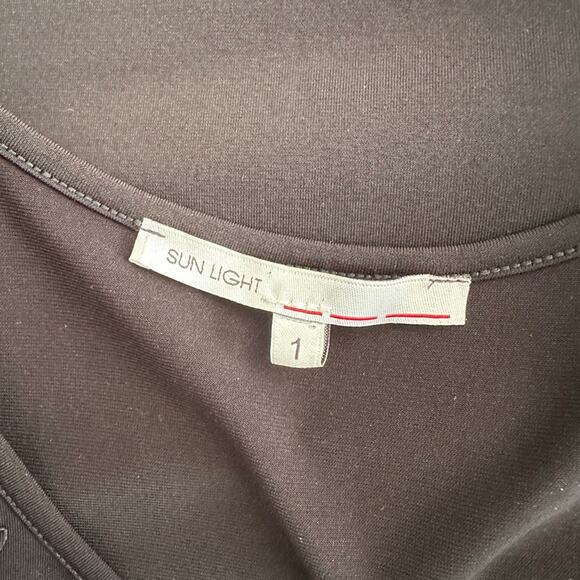 Sun Light Paris Elisa Black Bubble Hem Dress Whimsygoth Artsy Pockets Grunge - Picture 5 of 9